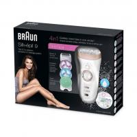 Эпилятор Braun Silk-épil 9 SkinSpa 9-961V с щеточками для лица и пилин