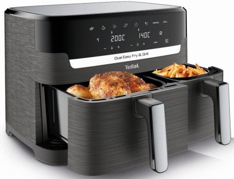 Аэрогриль, фритюрница Tefal Dual Easy Fry&Grill Air Fryer EY905B10