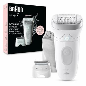 Эпилятор Braun S7 SE 7-041 Silver с бритвенной насадкой